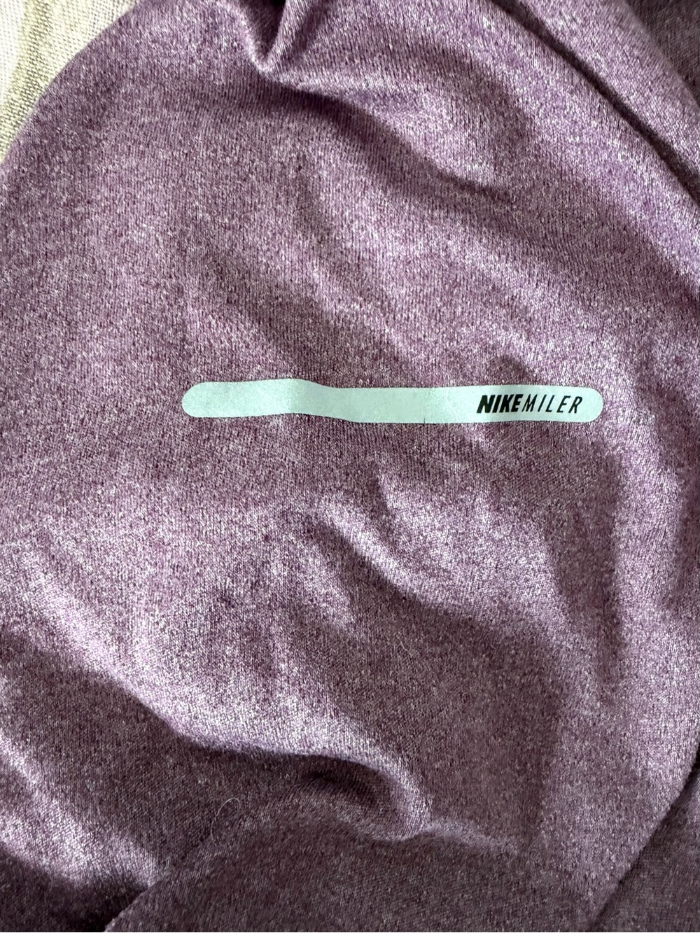 Nike Dri-FIT Running Top - Mauve Purple - Picture 5 of 6
